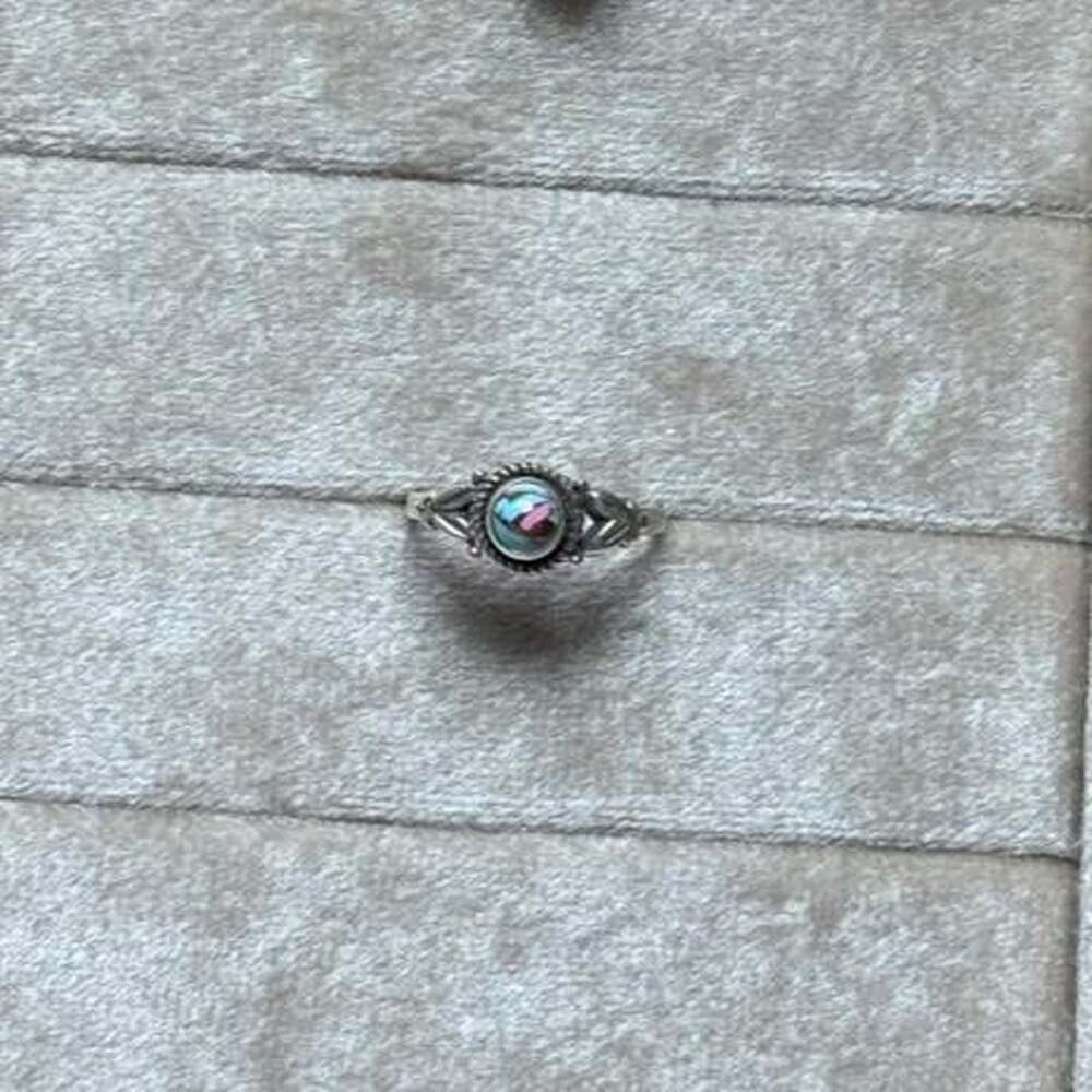 Southwestern Kingman Cotton Candy Turquoise Ring Size 7